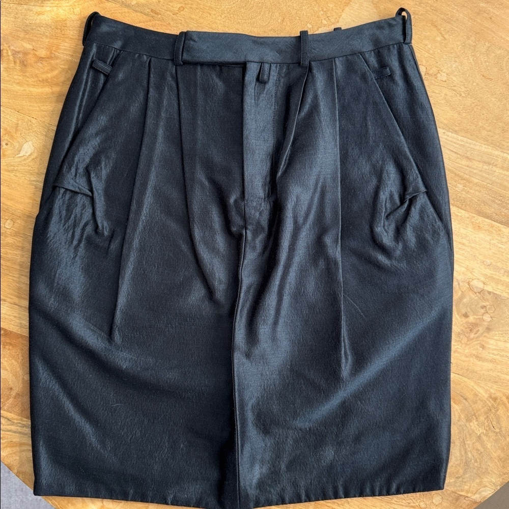 Marni Silk Wool Blue Skirt Size 38